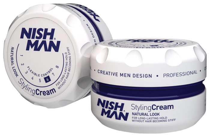 NISHMAN Styling Cream Natural Look – Flexible Control No. 6
