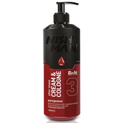 קרם אפטר שייב נישמן 400 מ"ל Nishman After Shave Cream & Cologne No.3