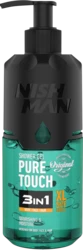 NISHMAN Pure Touch 3 in 1 Shower Gel – Body, Face & Hair ג'ל רחצה 480