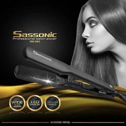 מחליק שיער מקצועי ססוניק רחב Sassonic ESE-295.