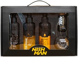 NISHMAN Beard & Mustache Care Set – ערכת טיפוח מושלמת לזקן ולשפם