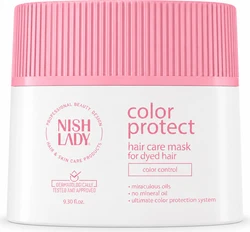 NISH LADY Color Protect Hair Care Mask – מסכה מקצועית לשיער צבוע