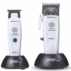 סט מכונות תספורת MRD PRO SmartBrain White DUO אם אר די יבואן רשמי